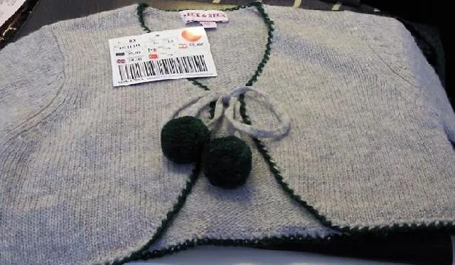 Babies’ knitted jacket
