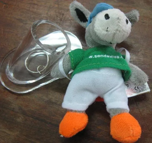 Key-ring with toy