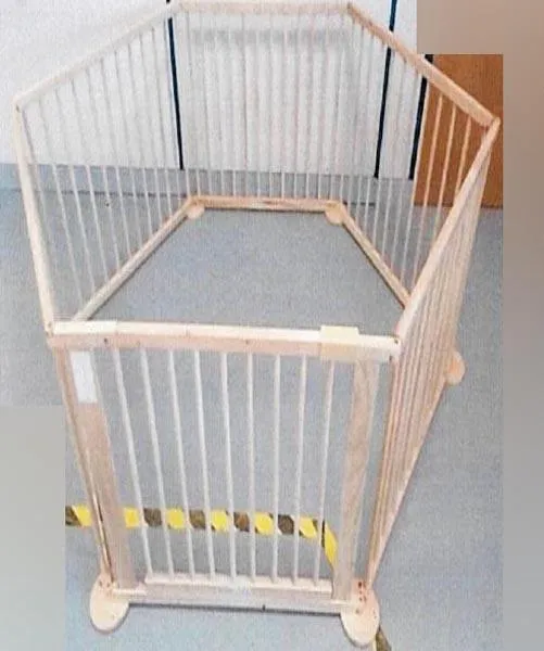 Wooden playpen