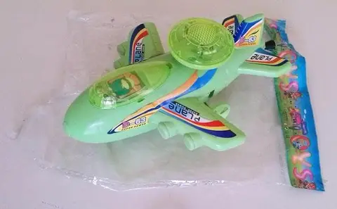 Plastic aeroplane