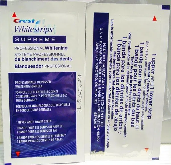 Teeth whitening strips