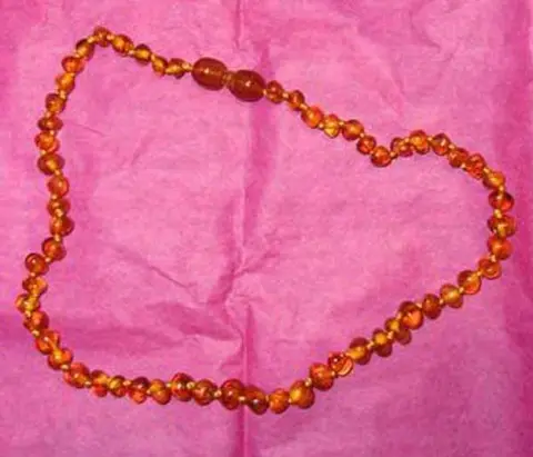 Amber jewellery for children