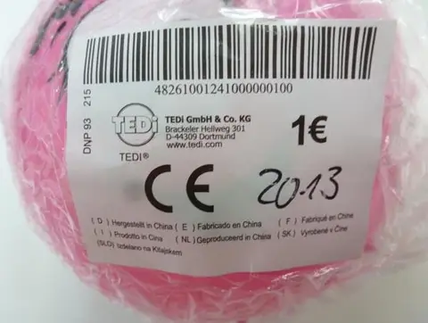 Soft rubber ball