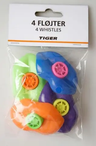 Set of whistles