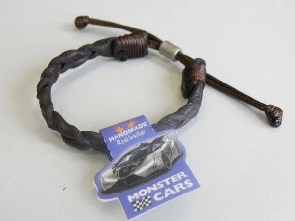 Leather wristband