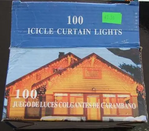Световая гирлянда «100 Icicle Curtain lights / 100 J
