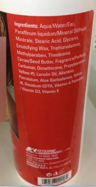 Body lotion