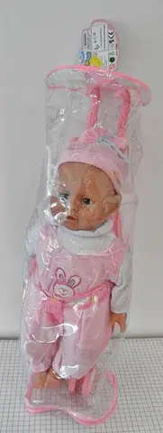 Toy pushchair with doll