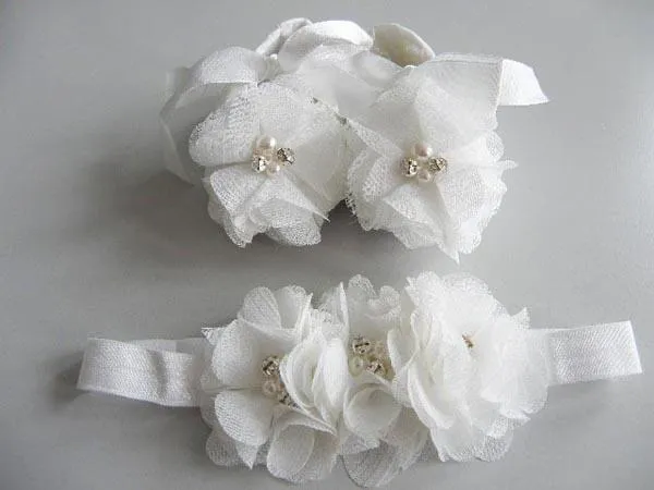 Babies' headband and shoes