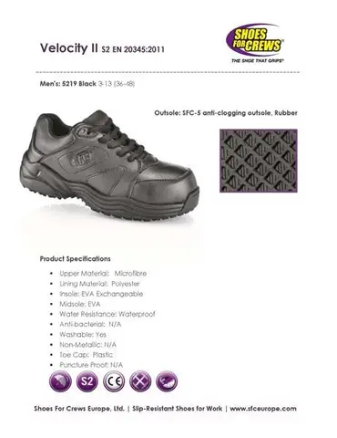 Safety shoes