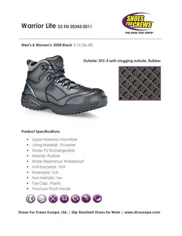 Safety shoes