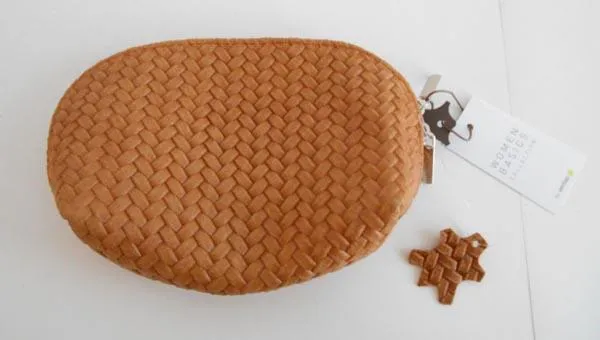 Leather toiletry bag