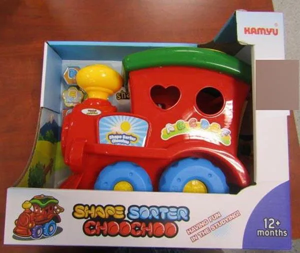 Plastic educational toy