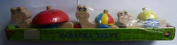 Деревянная игрушка-каталка