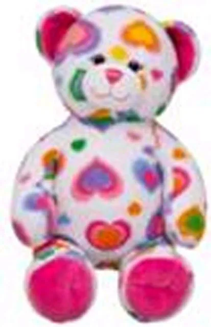 Плюшевый мишка «Colourful Hearts Teddy»