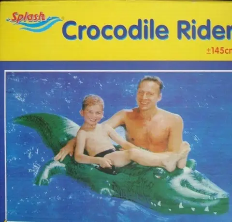 Inflatable toy "Crocodile Rider"