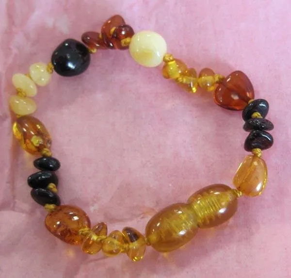 Amber anklet/bracelet