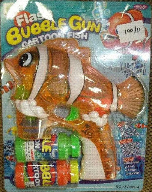 Пистолет для мыльных пузырей «Flash Bubble Gun»