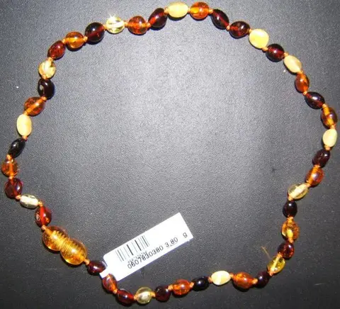 Amber baby necklace