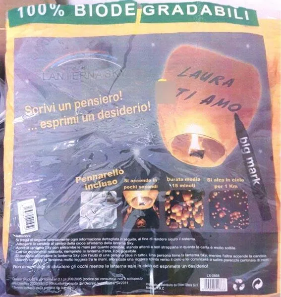 Sky lanterns