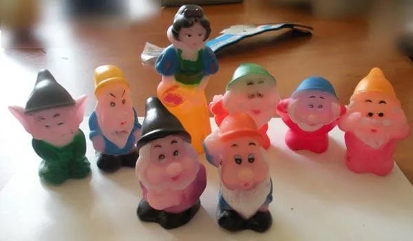 Plastic toy figures