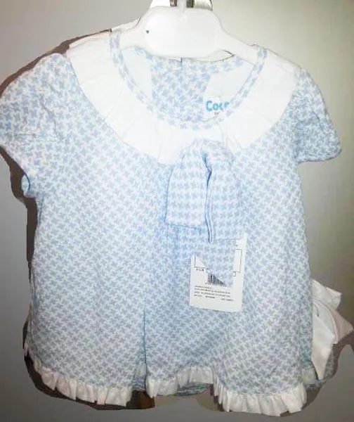 Babies' dress with cap