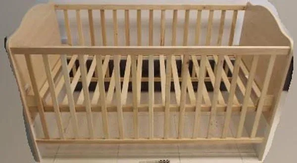 Wooden cot