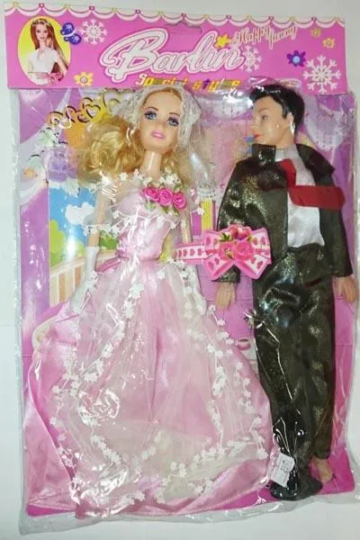 Plastic doll set