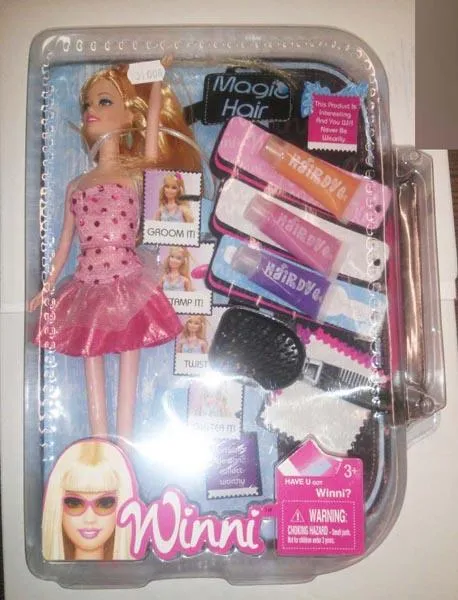 Plastic doll set