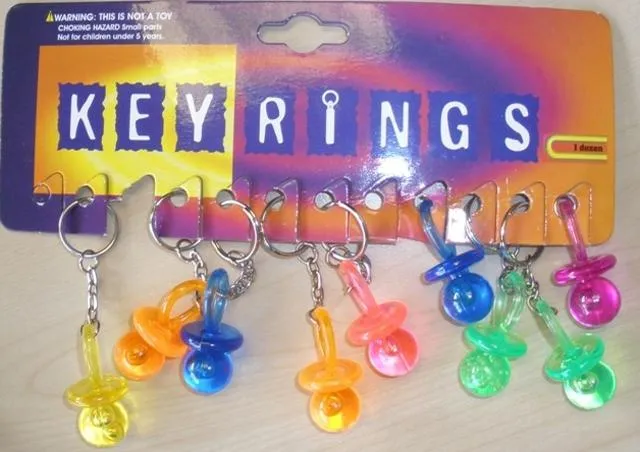 Toy key-rings Dummy Whistle Key-rings and Dummy Pe