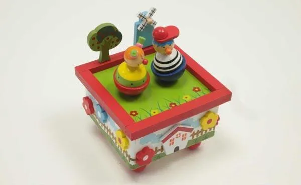 Wooden musical box