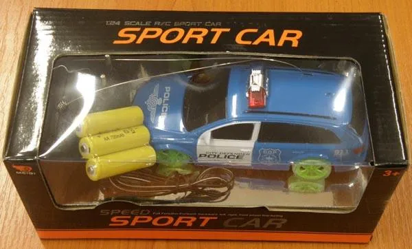 Toy car with battery charger