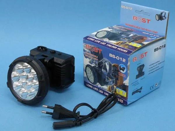 Rechargeable head torch