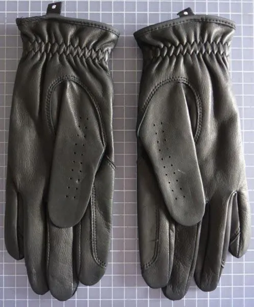 Leather riding gloves