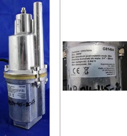 Submersible water pump
