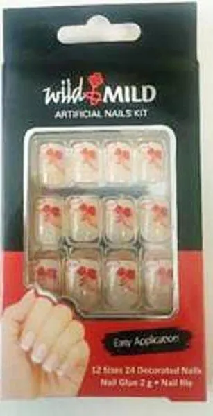 False nails set with glue
