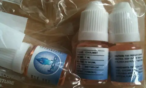 Liquid for electronic cigarette "Coolmist"