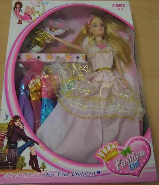 Plastic dolls "Fashion Girl"