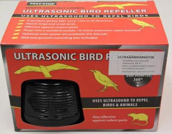Ultrasonic bird repeller