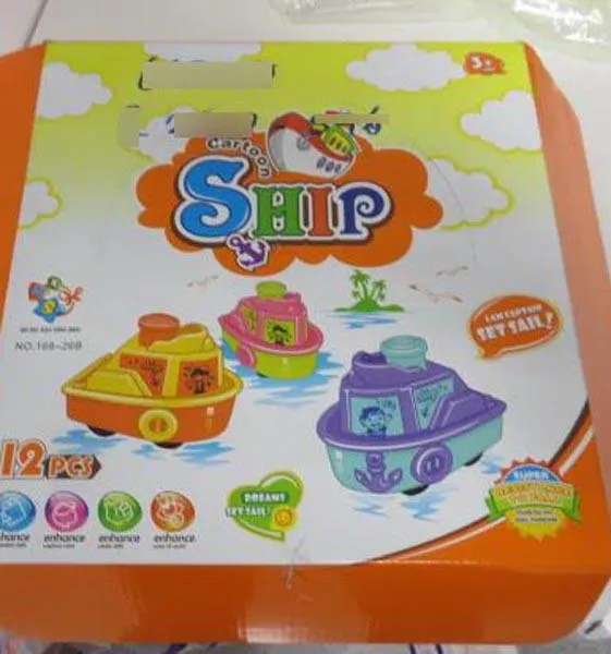 Plastic toy boat