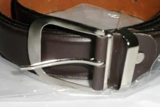 Men's leather belt