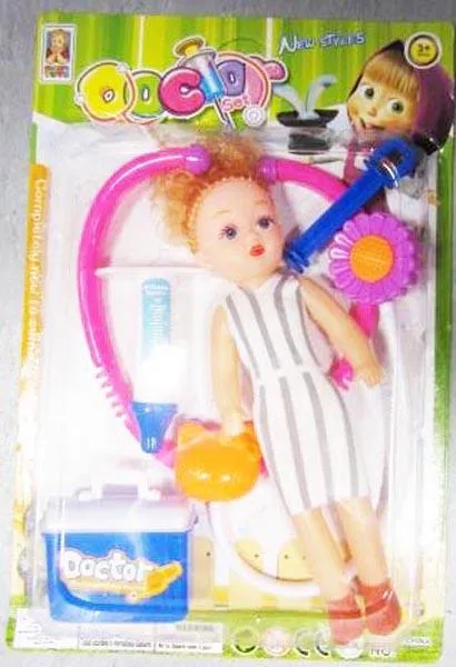 Plastic doll set