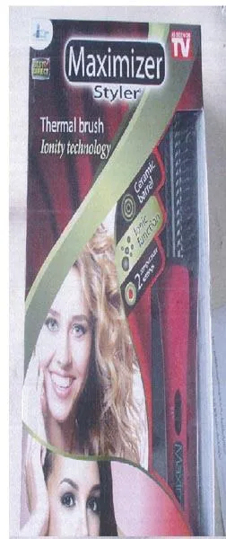 Electric heated hairbrush