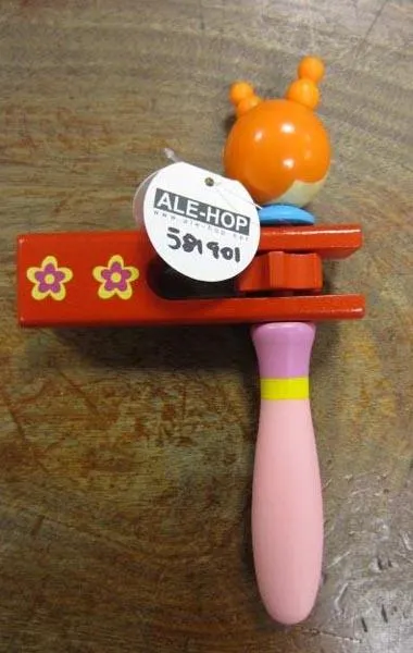 Wooden rattle
