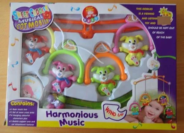 Musical cot mobile