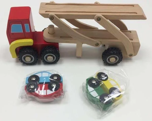 Wooden toy car