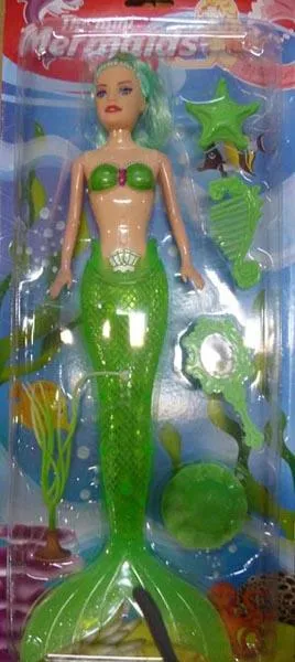 Mermaid doll with accessories
