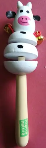 Wooden rattle