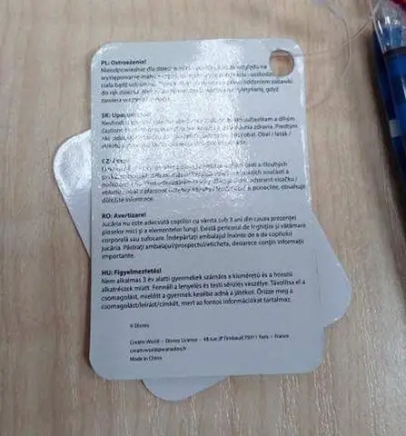Plastic pencil case