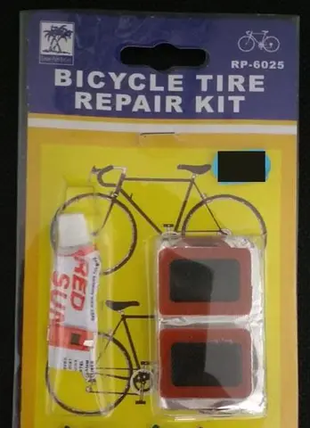 Bicycle tyre repair kit